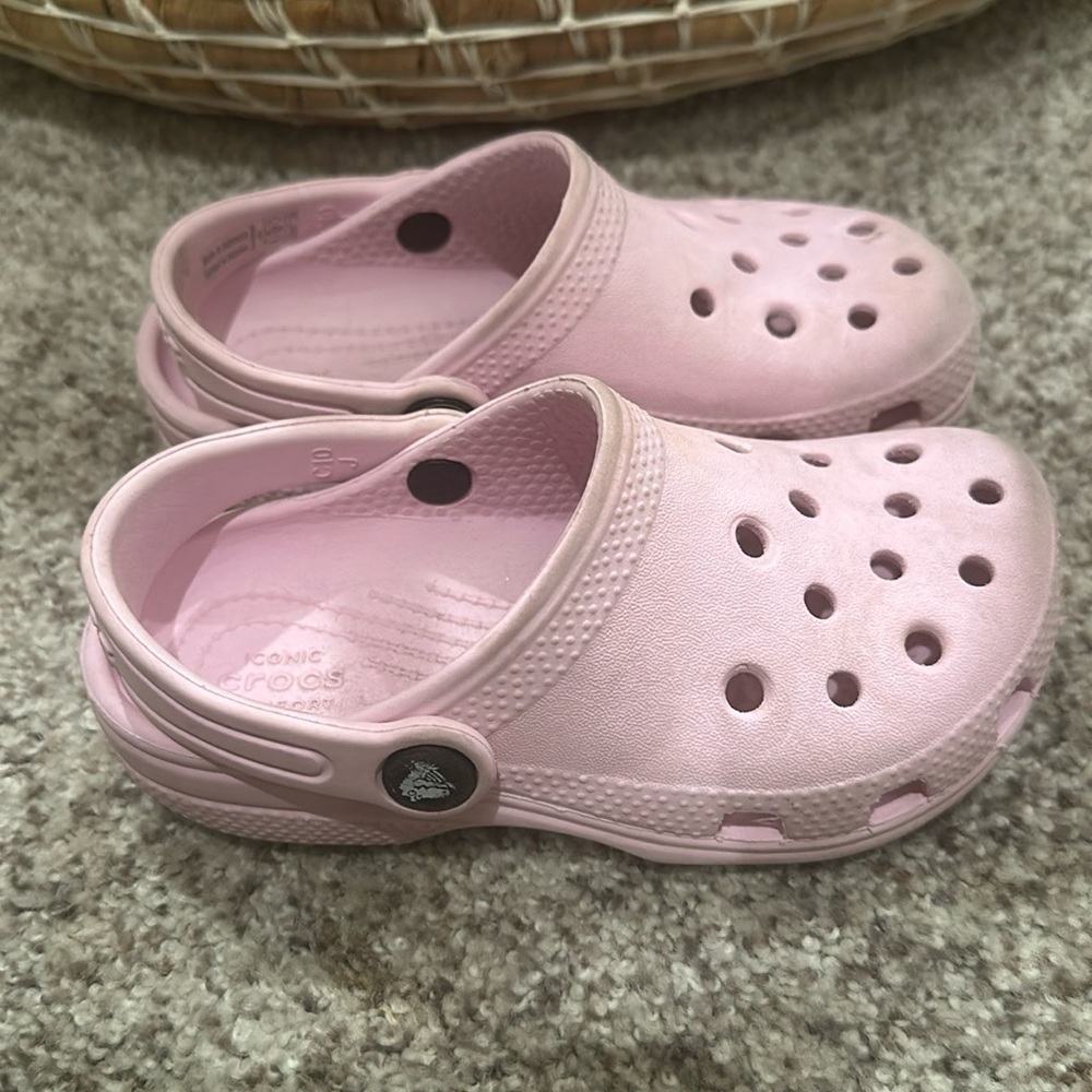 Pink Crocs